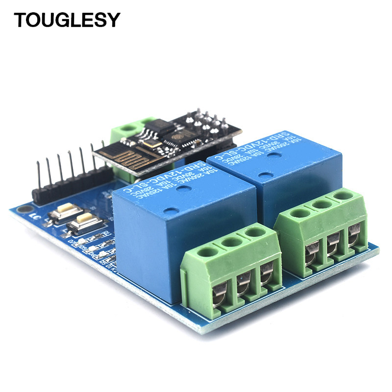 ESP8266 5V 12V 物联网 智能家居 WiFi继电器 手机APP遥控开关