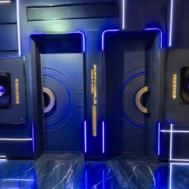 KTV防火门隔音门包房门发光酒吧专用不锈钢门歌厅定制包厢网红门