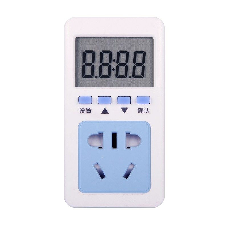 定时器插座家用水泵冰箱间歇循环开关大功率电动车充电倒计时断电