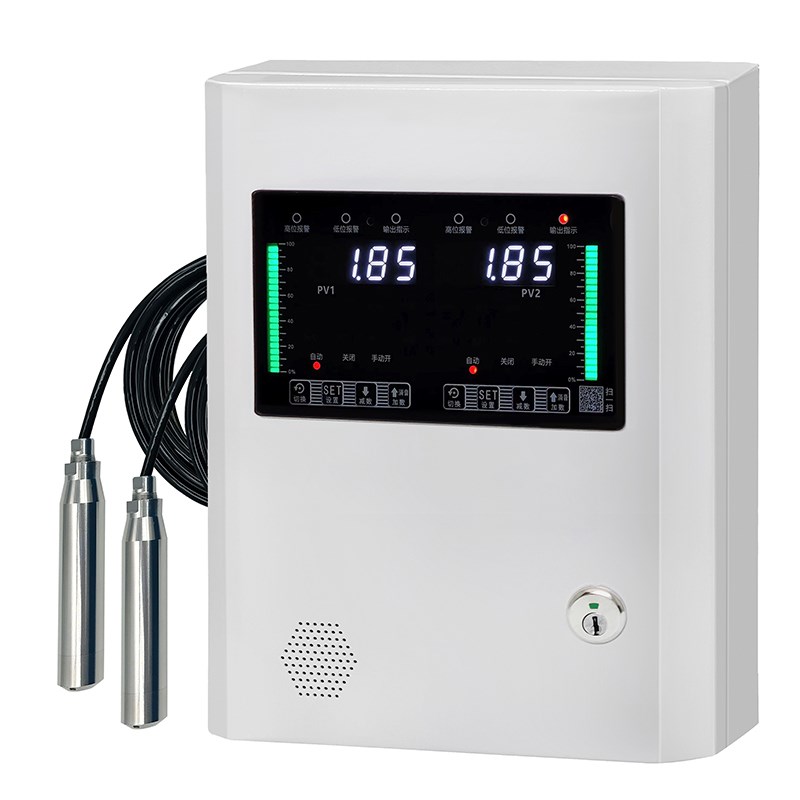 消防液位显示器智能水池水箱水位报警控制器电子无线液位计变送器