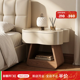 原创设计师床头柜四叶草床头柜简约现代床边柜创意小型储物柜烤漆