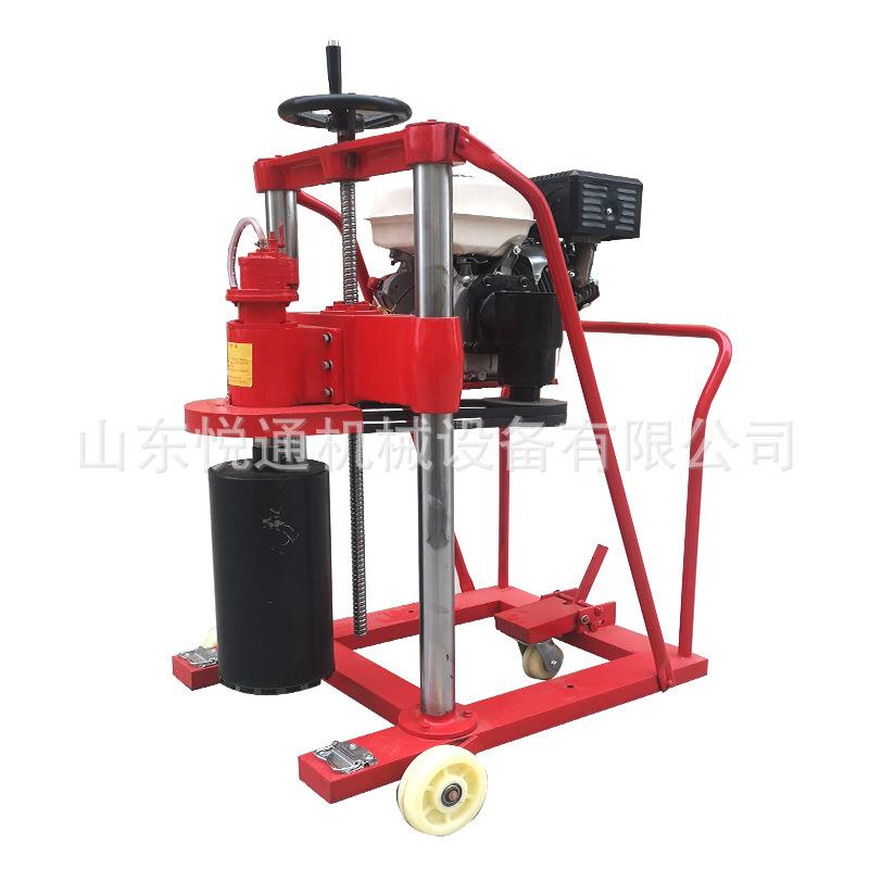 混凝土钻孔机水泥沥青路面钻孔机公路护栏钻孔取芯机