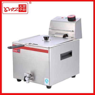 王子西厨油炸机HEF-12L台式大容量电炸炉薯条机汉堡店厨房设备