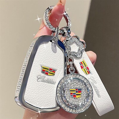 适用凯迪拉克XT5钥匙套XT4车XT6女XTS高级感CJT4真皮CT5 CT6扣ATS