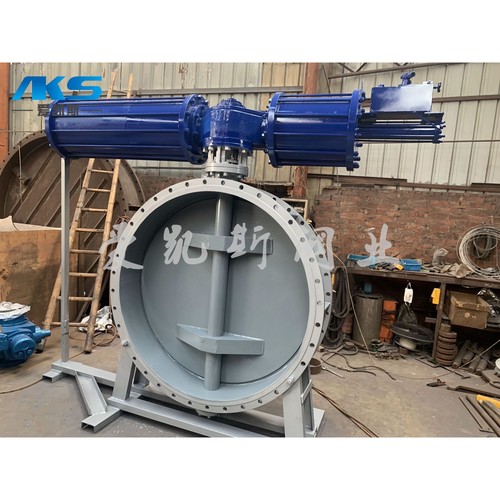 RTO/RCO/VOC双作用气动0泄露软密封碟阀法兰式对夹式碟阀不锈钢