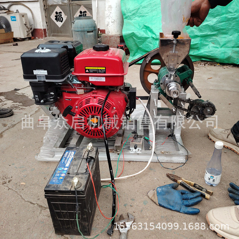 五谷杂粮新款多功能膨化机玉米大米夜市摆摊流动性爆米花机