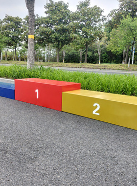 钢制比赛领奖台发奖台颁奖台田径运动会木质木制颁奖器材