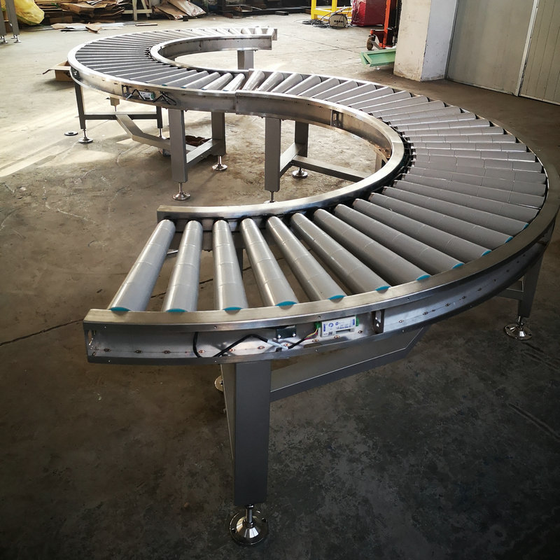 小型滚筒转弯机无动力滚筒输送机电器装配流水线家具厂生产线厂家