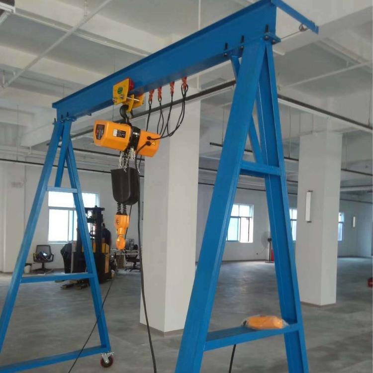 巩起机械小型移动龙门架 厂房装卸货物用电动无轨龙门吊