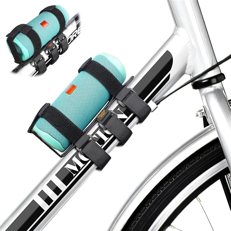 自行车摩托车音响固定支架蓝牙音箱捆绑支架山地自行车魔术贴固定