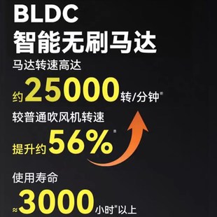 火之凤6600X H电吹风筒发廊专用大功率无刷电机吹风机发型师家用