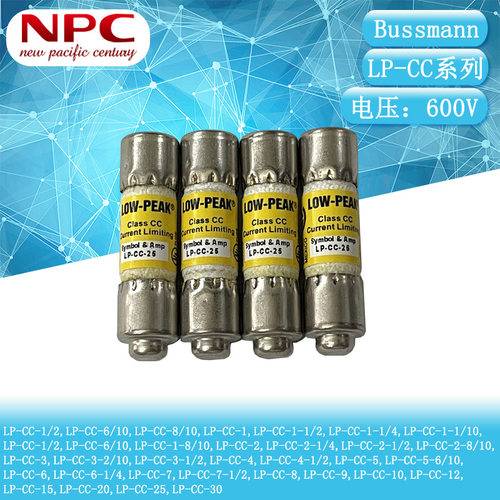 BUSSMANN陶瓷延时熔断器1.125A