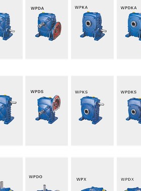 WPWDS 涡轮蜗轮蜗杆减速机变速减速器齿轮箱小型 WPWDO WPWDX