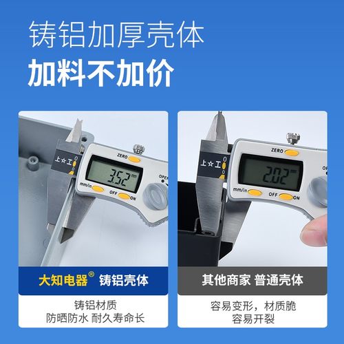 金属铸铝按钮盒防水控制盒开关急停操作盒孔规格齐全支持定制开孔