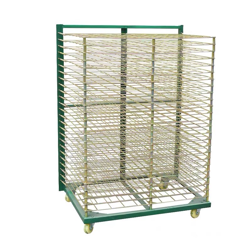 千层架25层50层可定制加密丝印干燥架印刷晾晒折叠放纸PCB置物架