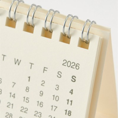 桌上迷你日历 小日历台历翻页2026年记事本新款创意摆件打卡月历