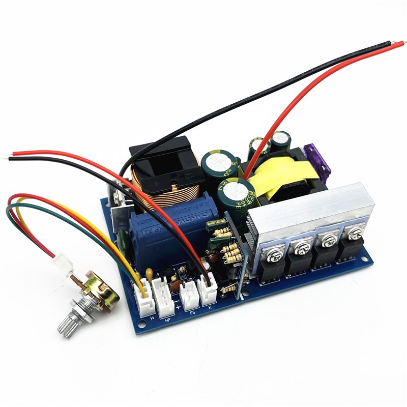 350W脉冲升压板 小型逆变器可调All头电路板12V升压器电源主板
