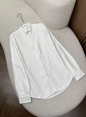 破锣经典牛津纺衬衫纯色简约男士上衣衬衣春秋打底衬衣多色可选