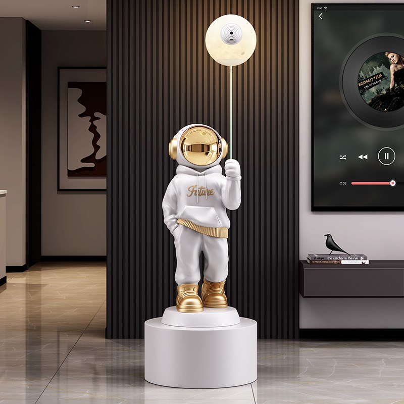 宇航员落地摆件客厅电视柜旁装饰品乔迁新居礼物大型落地摆件