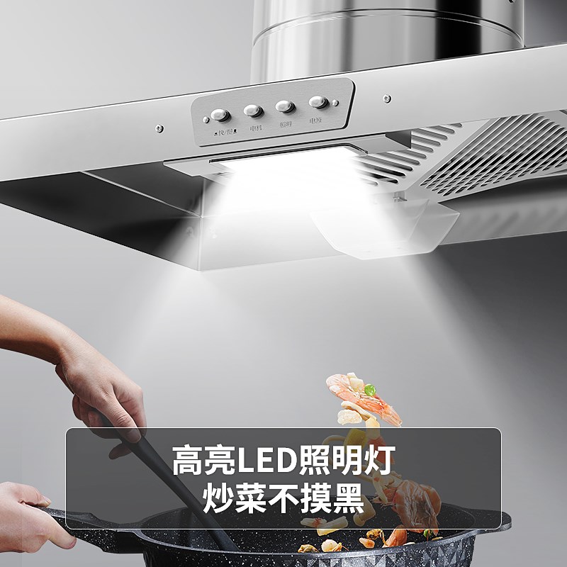 不锈钢排风扇厨房抽油排气扇大吸力抽风机家用排风机强力排烟风机