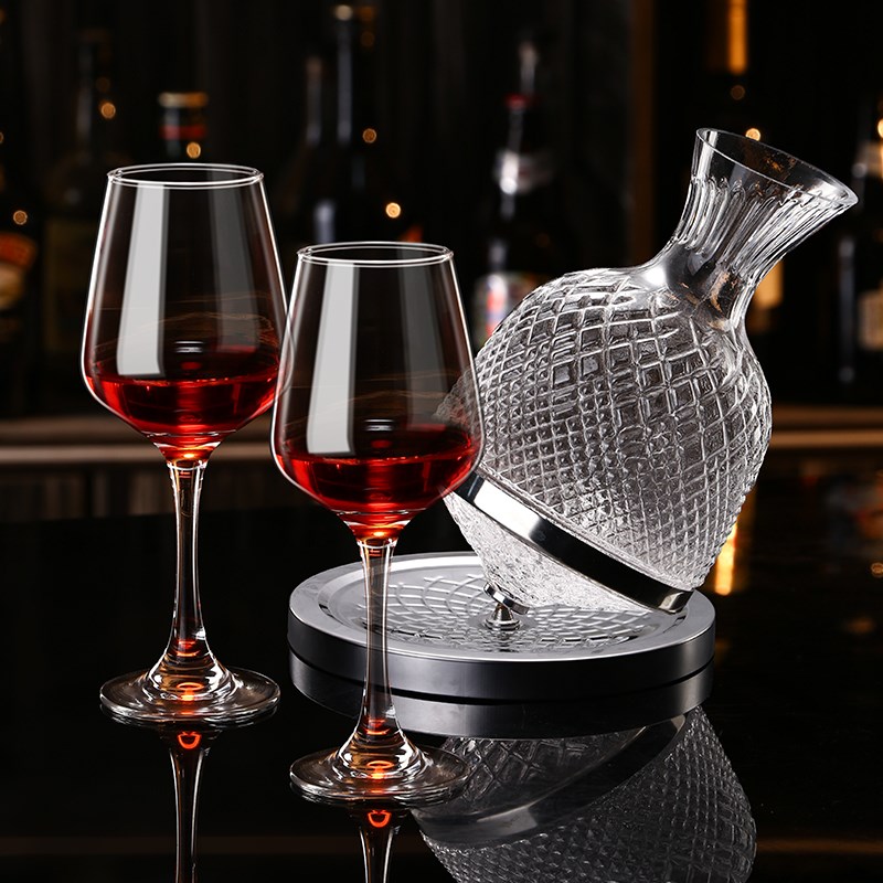 高颜值水晶红酒杯轻奢高档醒酒器家用葡萄酒杯套装高脚杯红酒杯子