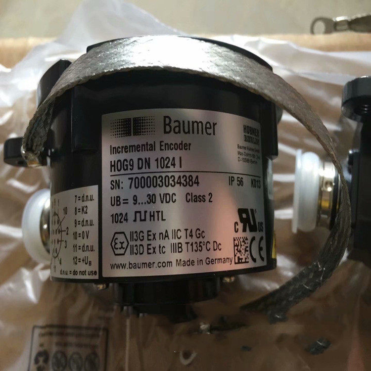 HUBNER堡盟工业编码器HOG9DN1024I环式安装HTL信号102416mm