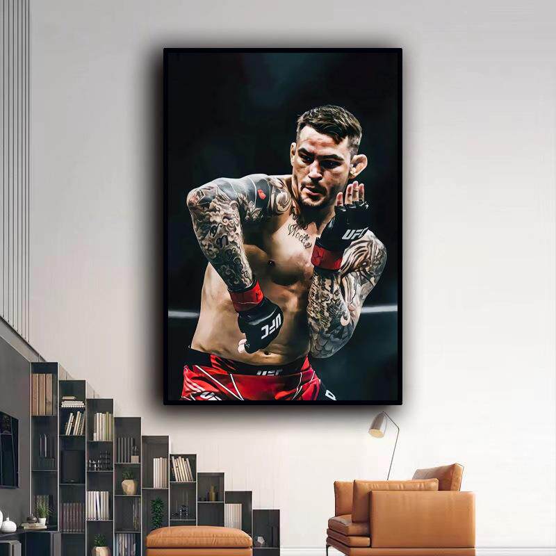 UFC钻石普瓦里尔挂画MMA综合格斗拳击馆武术馆装饰画跆拳道壁画