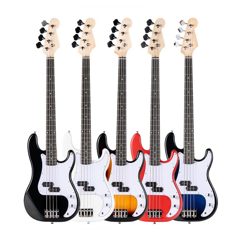 电贝司四弦电贝斯低音吉他儿童初学专业演奏摇滚4弦贝斯BASS