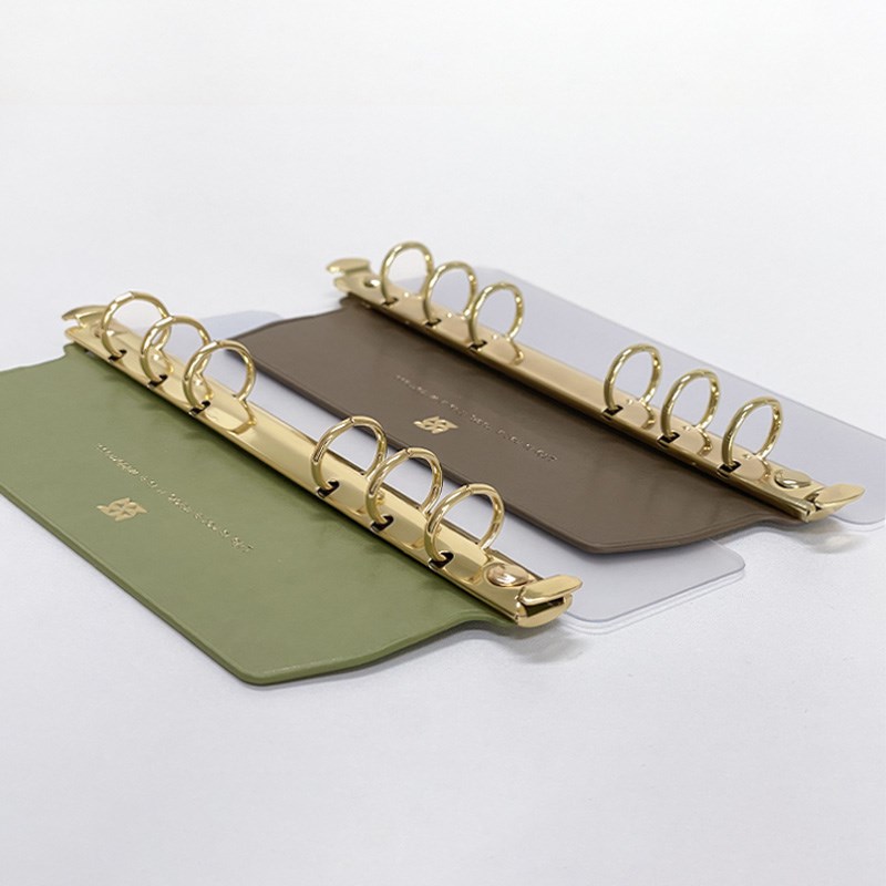 m5 a7 a6 a5侧插活页本插板金属活页夹6孔活页扣环装订活页夹外壳