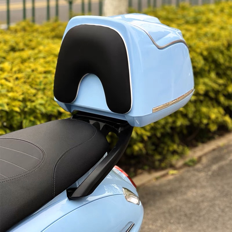 三阳飞度5踏板摩托车尾箱fiddle150复古载物行李箱后备箱尾架改装