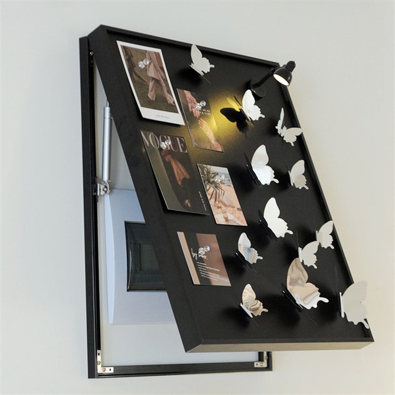 电表箱装饰画2025新款原创设计蝴蝶电表箱遮挡盖板配电箱磁吸黑板