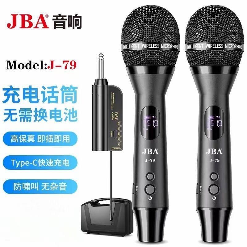 原装万能无线话筒一拖二家用ktv专用k歌麦克风唱歌接收器通用