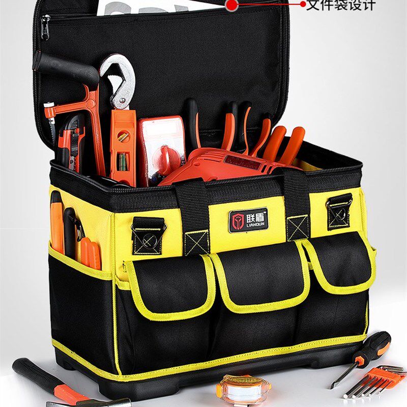 手提工具包多功能维修帆布大号加厚电工包木工安装单肩小号工具袋
