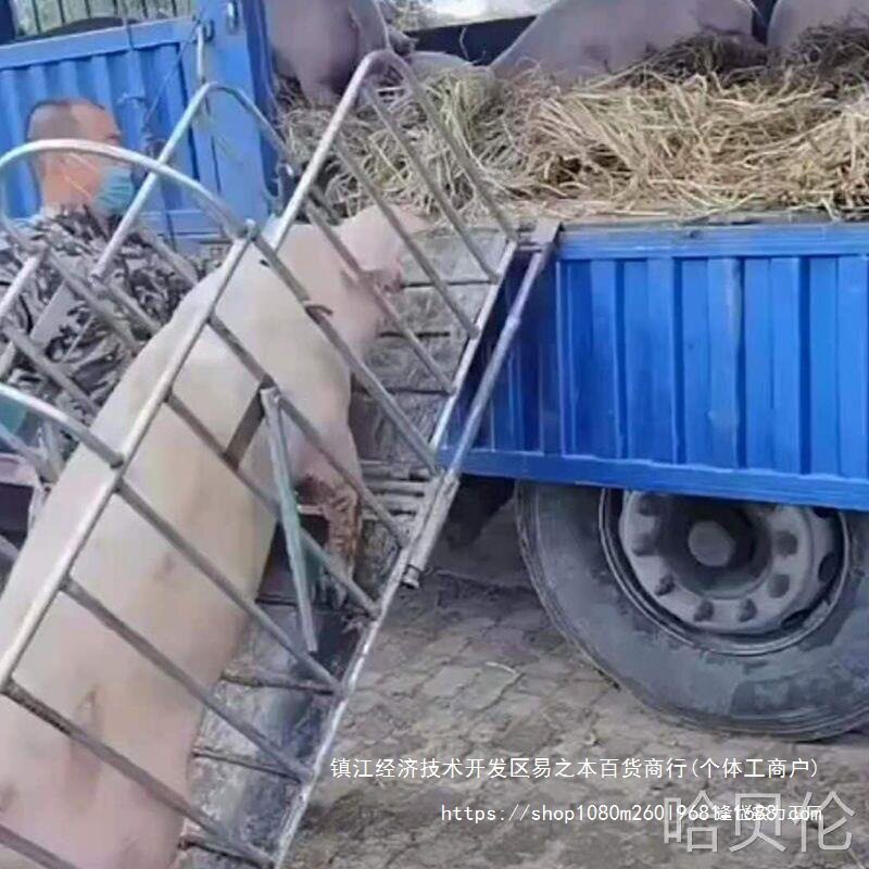 称重用运运输养殖设备装车母猪猪笼笼子加厚肥猪猪场拉猪推车转猪