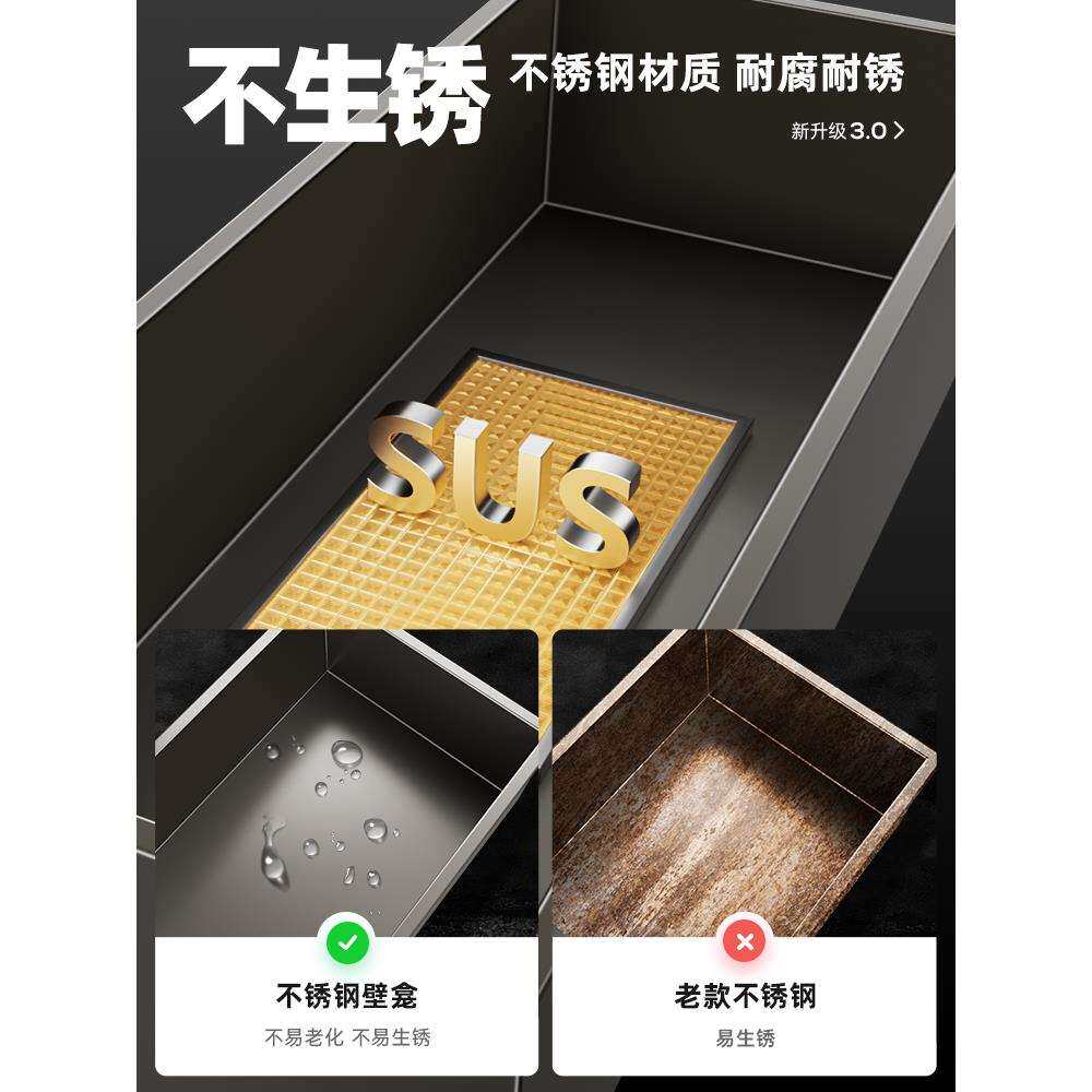 横向不锈钢壁龛柜壁龛金属电视柜壁龛嵌入式成品卫生间浴室置物架