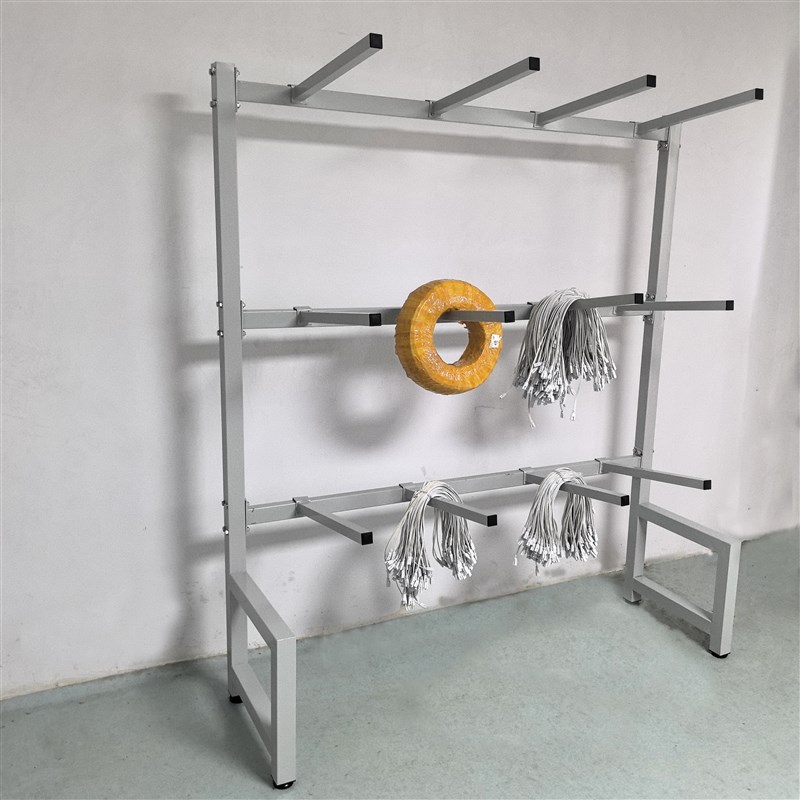 电线电缆展示架舞台灯光音响数据线存放架水管软管线圈挂线束展架