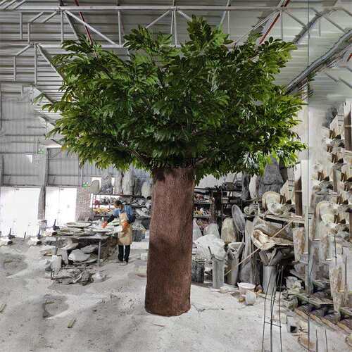 仿真柿子树龙眼叶树荔枝树芒果树假水果树大型园林装饰造景摆件