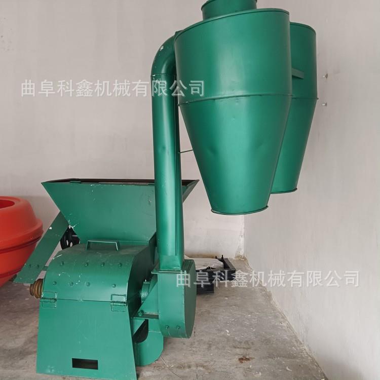 花生秧除尘粉碎机电动秸秆牧草锤片式打碎机干稻草核桃壳磨糠机