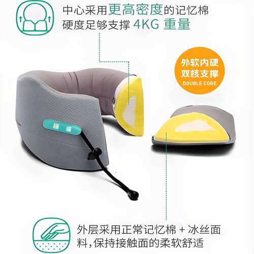 工厂睡猫u型枕颈枕飞机护颈枕u形枕睡觉神器旅行枕
