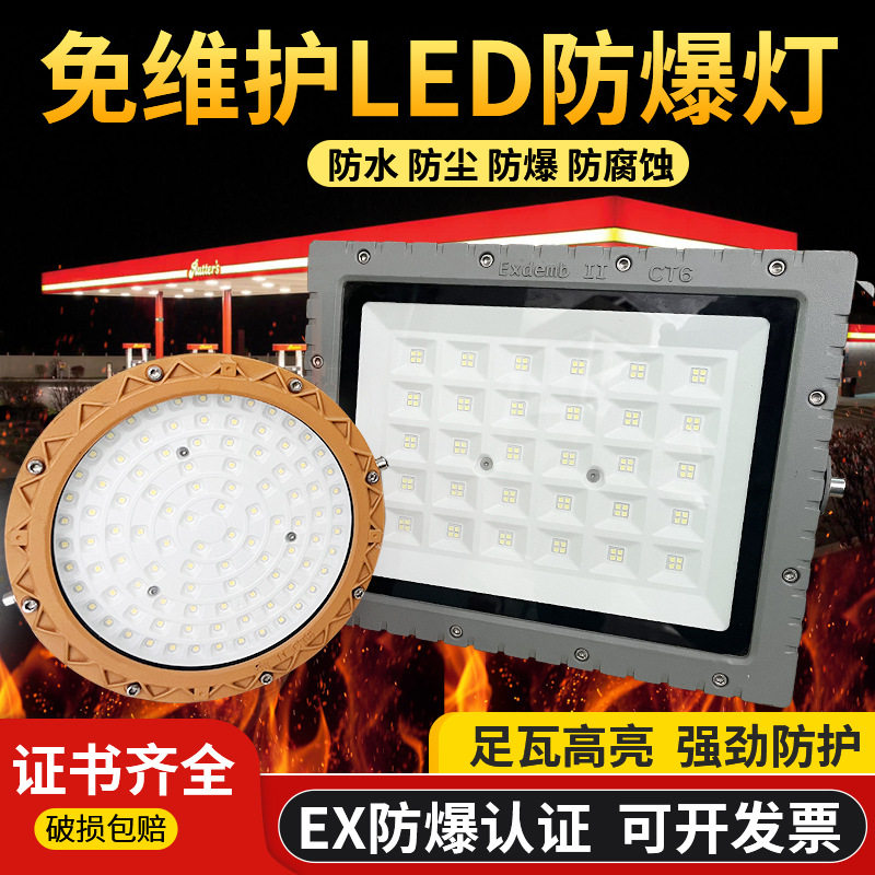 工厂车间防爆防水三防投光灯