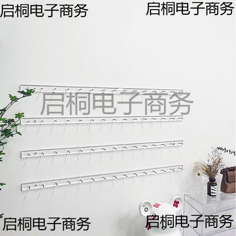 网红穿戴甲陈列架亚克力挂墙透明展示板美甲上墙展示架壁挂置物架