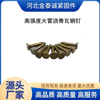 沥青瓦钢钉大帽别墅屋面水泥钉木屋顶木板钉子玻纤瓦油毡瓦大帽钉