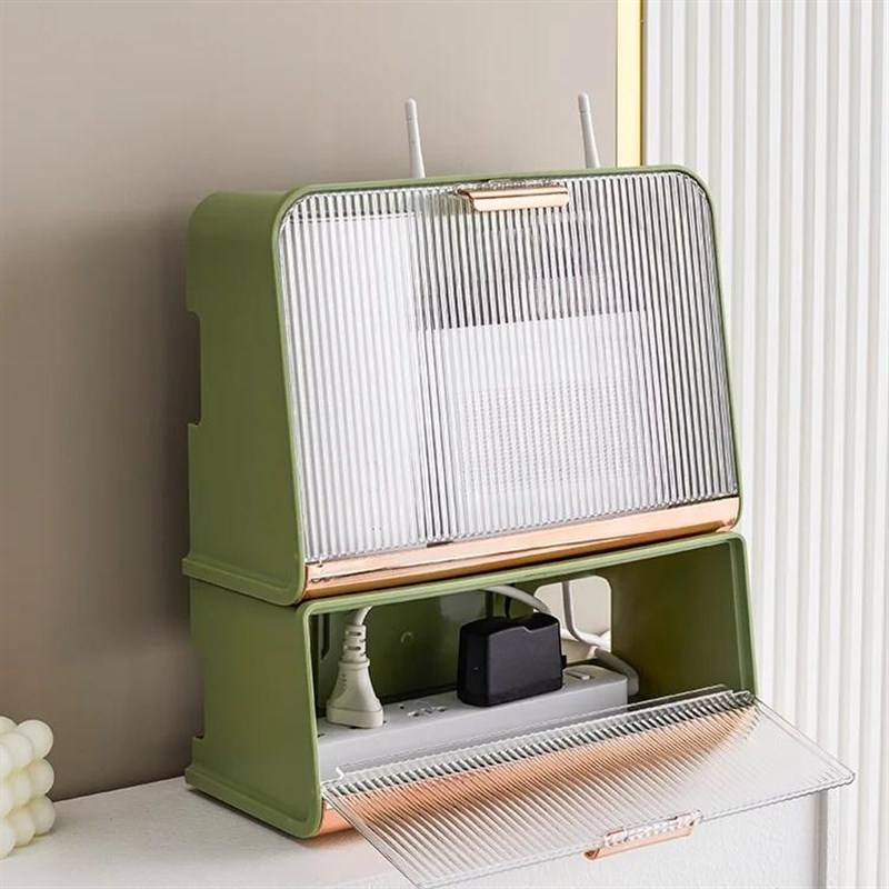 wifi路由器收纳盒电线收纳盒电源插板电线盒集线盒电源插座收纳盒