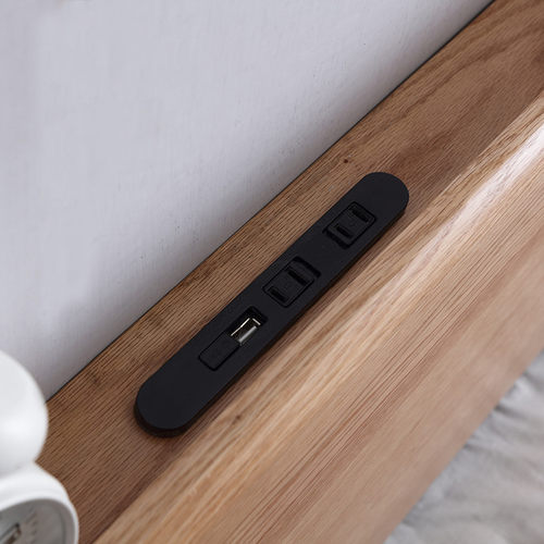 嵌入式USB插座 床头USB插排 带夜灯开关智能家居隐藏式插排多功能