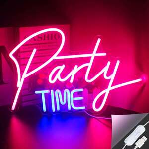 霓虹灯厂家 party time酒吧派对聚会气氛装饰灯牌TUME电商热卖款