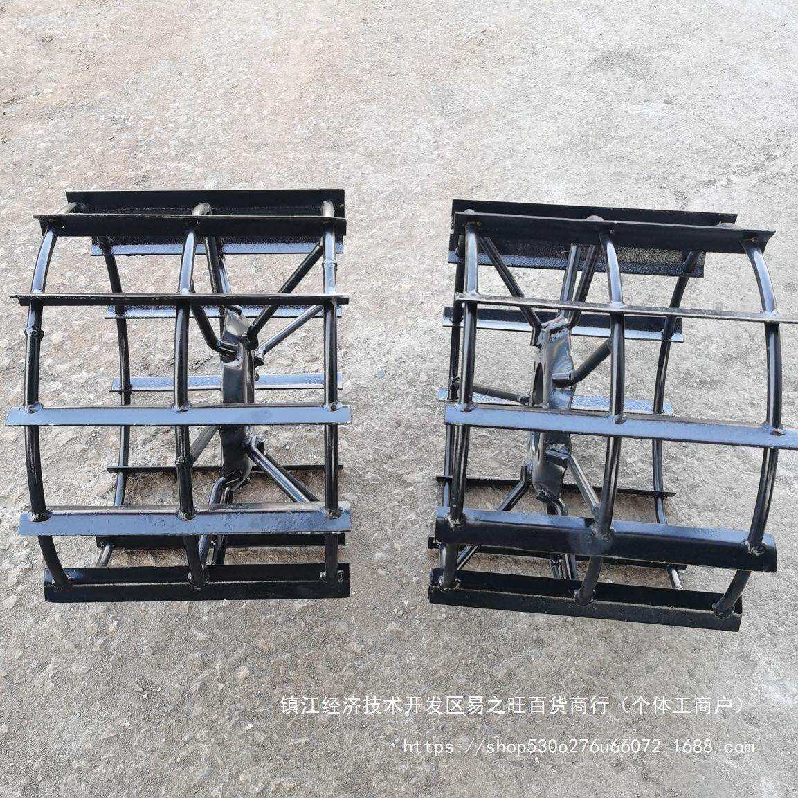 防滑铁轮轮151轮滚筒手扶拖拉机东方水田滑轮压轮防压草轮加宽