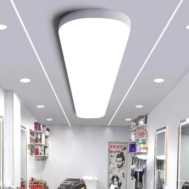美发店无影灯超亮理发店专用灯软膜灯箱天花灯店铺网红发廊吊顶灯