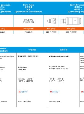倍润FASTER液压快速接头快换接头碳钢锥面4SRPV 12 GAS F系列