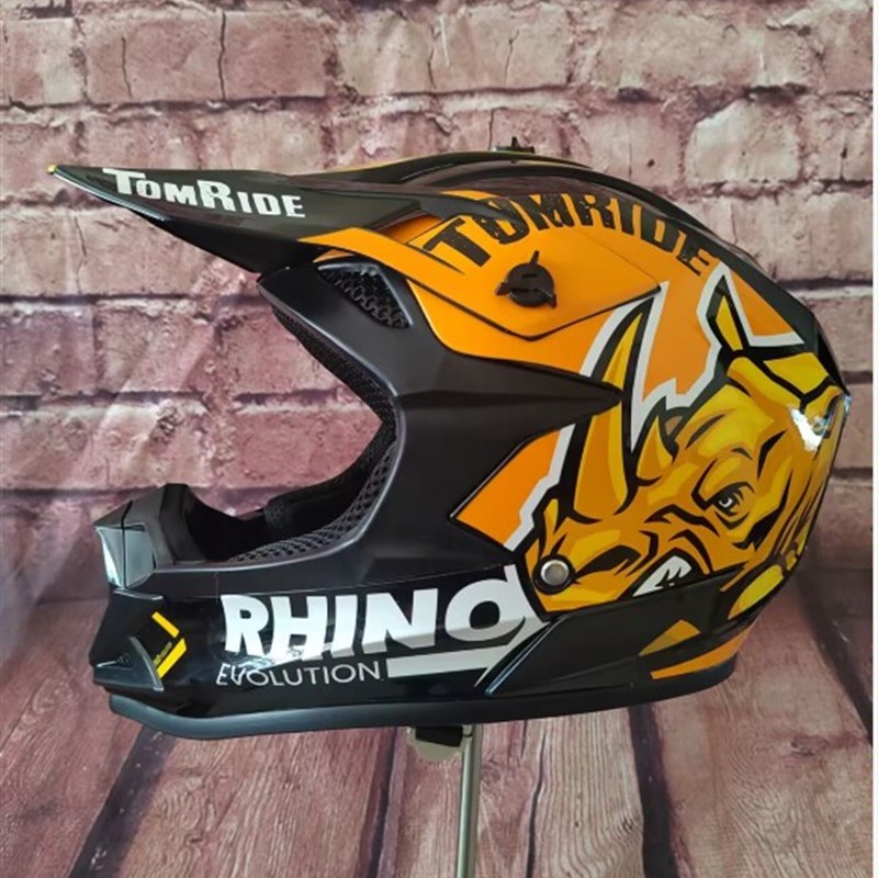 瑕疵处理越野头盔山地自行车头盔卡丁车头盔速降儿童少年沙滩头盔