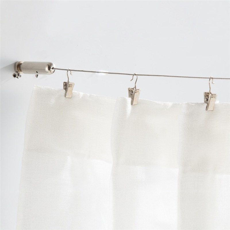 跨境3米不锈钢绳套装 家居钢丝绳配件浴室阳台浴帘绳 晾衣绳,居家布艺,窗帘杆/罗马杆,淘宝优惠券,粉丝福利购,淘宝优惠卷